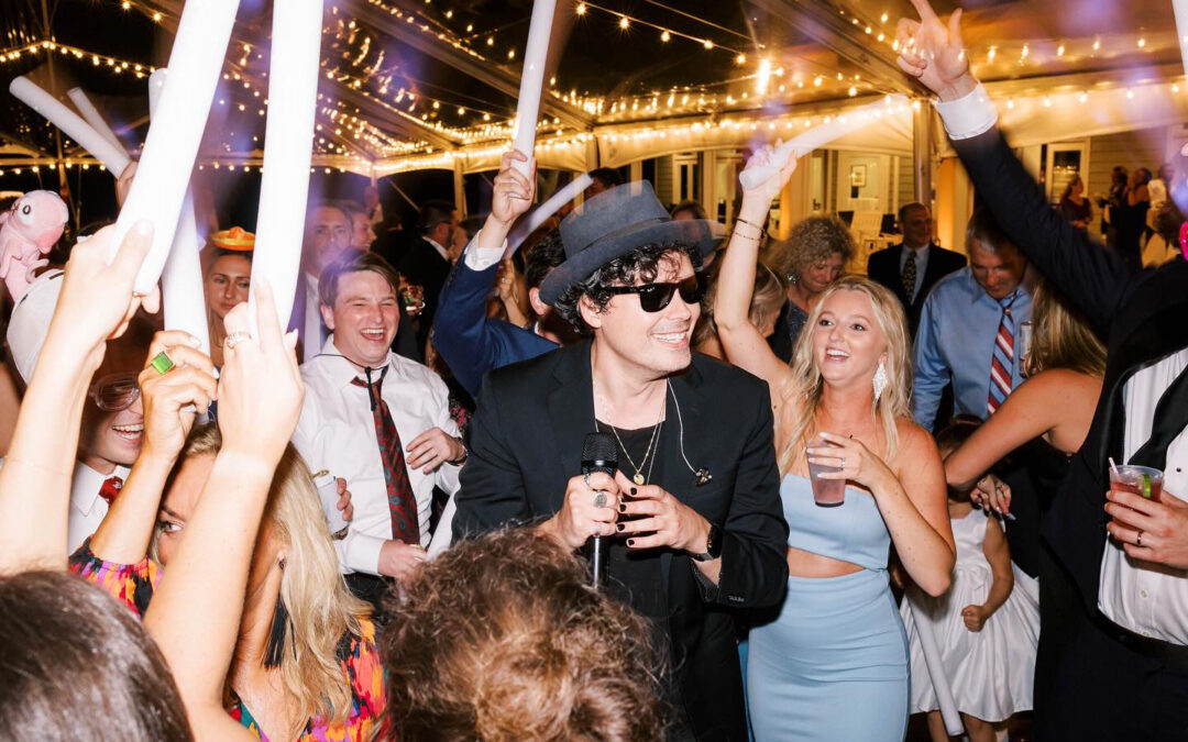 Keaton Lusk Singing in the crowd at a wedding reception. This is significant because no other performer can do it like Keaton Lusk and Night Years